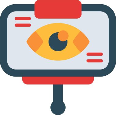 Göz. Web simgesi basit tasarım