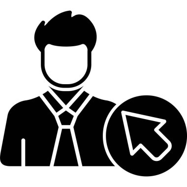 iş simgesi vektör illüstrasyonu