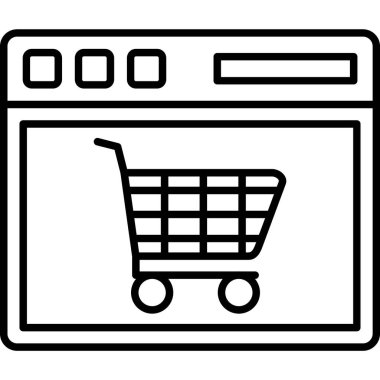 Alışveriş arabası. Basit tasarım