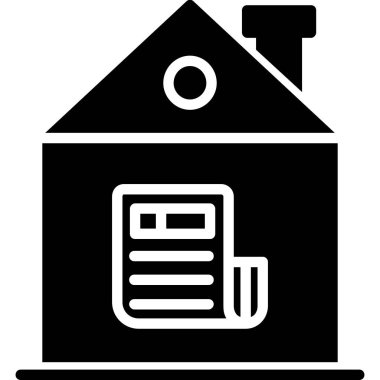 Eve. Web simgesi basit tasarım