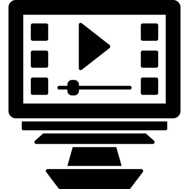 Bilgisayar. Web basit illüstrasyon tasarımı