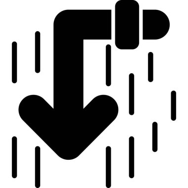 Su damlaları. Basit resimleme