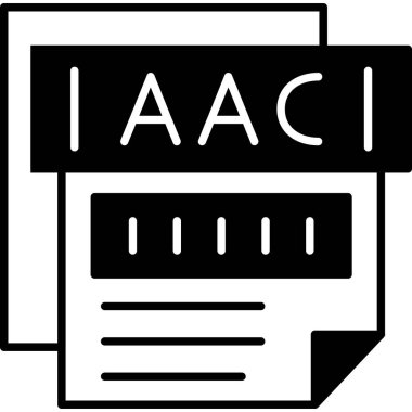 Dosya biçiminin vektör illüstrasyonu