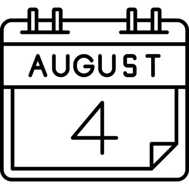 Takvim simgesi tasarımı, vektör illüstrasyonu