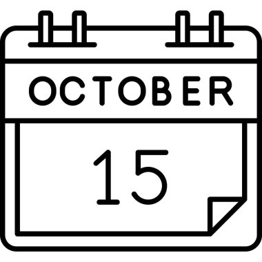 11 Ekim tarih simgesi