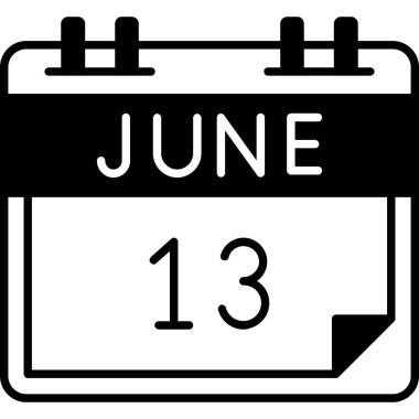 12 Haziran ve tarih simgesi