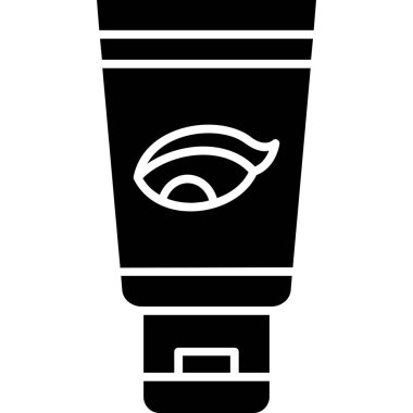 güzellik kozmetik tüp simgesi dış hat biçiminde