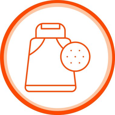 Web Kullanımı için Makyaj Düzeltme Simgesi, Basit Vektör İllüstrasyonu