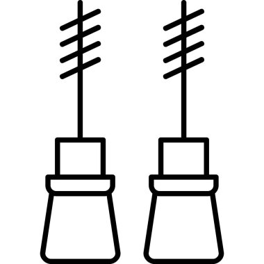 elektrik ampul simgesi, basit satır tasarımı