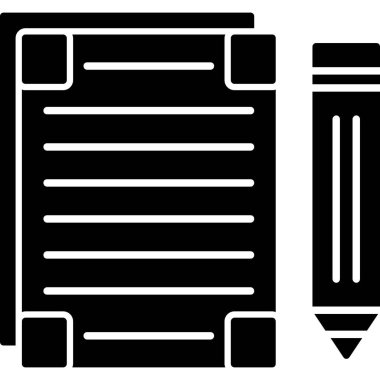 Not defteri. Web simgesi basit illüstrasyon