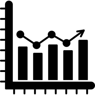 Grafik grafik vektör simgesi