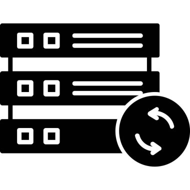 Veritabanı simgesini, basit tarzı