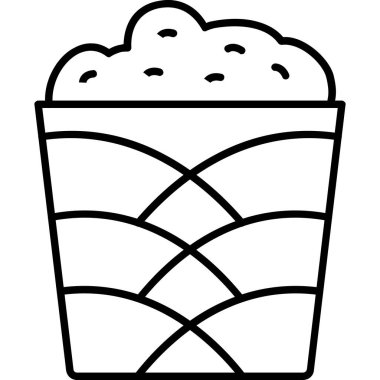 mısır besin simgesi, vektör illüstrasyon