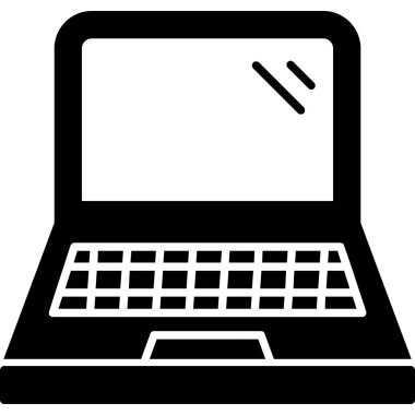 Bilgisayar. Web simgesi basit illüstrasyon