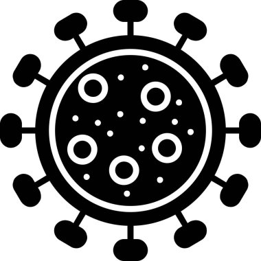 Virüs bakteri vektör simgesi