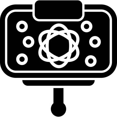 Kamera. Web simgesi basit illüstrasyon