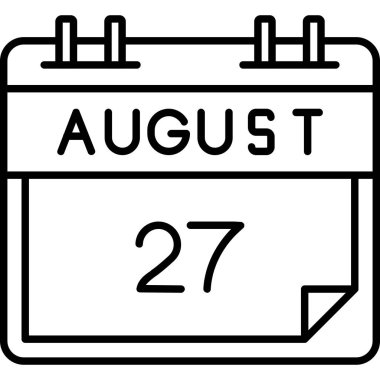 Takvim simgesi tasarımı, vektör illüstrasyonu