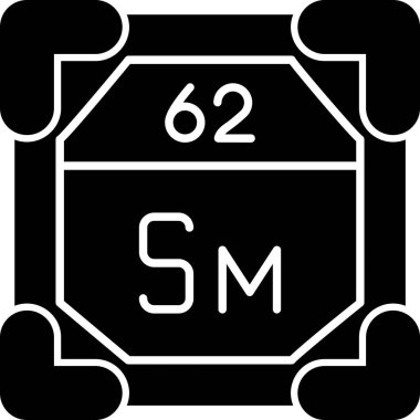 Bir b 6 simgesinin vektör illüstrasyonu