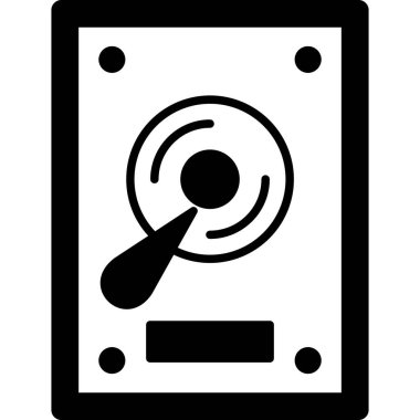 Müzik çalar simgesinin vektör illüstrasyonu