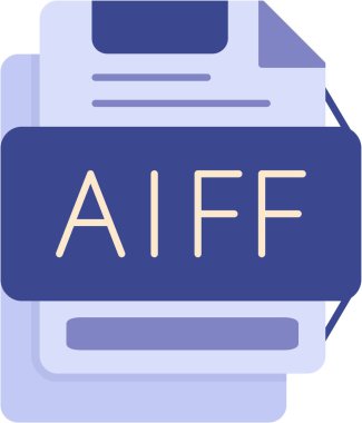 dosya biçimi simgesi, vektör illüstrasyonu