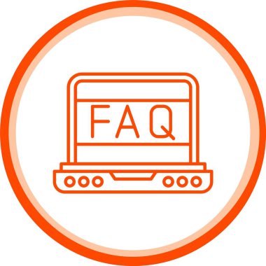 soru faq simgesi, özet biçimi