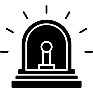 Ampul. Web simgesi basit illüstrasyon