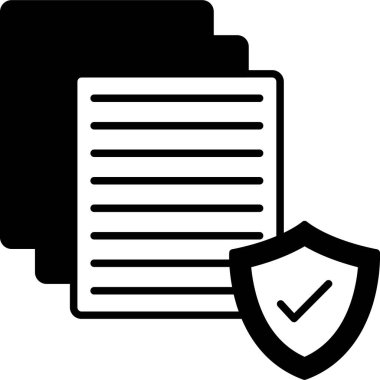 belge dosya simgesi vektör illüstrasyon tasarımı