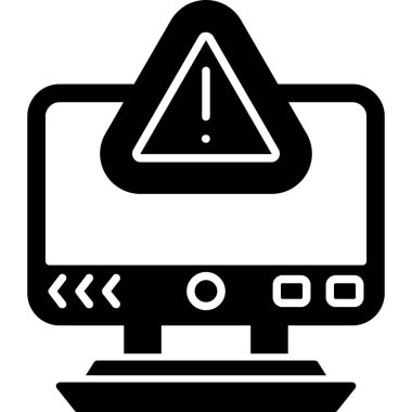 Uyarı simgesi, vektör illüstrasyonu