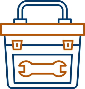 Web Kullanımı için Basit Vektör İllüstrasyonu Araç Kutusu Simgesi