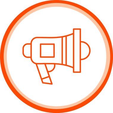 güzel megafon vektör simgesi