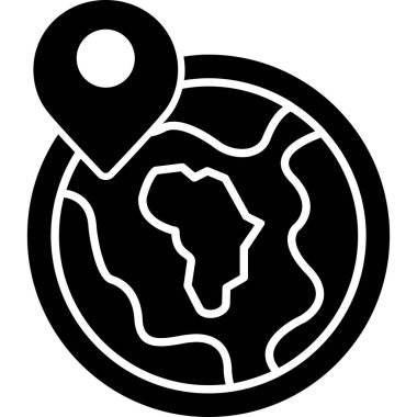 Vektör Konum pin simgesi