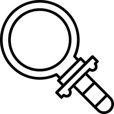 Arama simgesi vektör illüstrasyonu