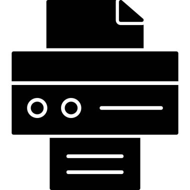 veri sunucu simgesi vektör illüstrasyonu