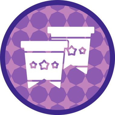 Web Kullanımı için Yer İmi Simgesi, Basit Vektör İllüstrasyonu