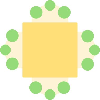 çiçek simgesi, vektör illüstrasyonu