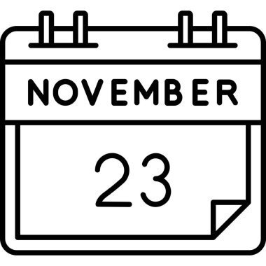 Takvim simgesi tasarımı, vektör illüstrasyonu