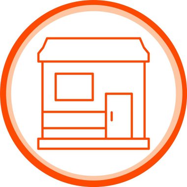 Ev Simgesi, Web Kullanımı için Basit Vektör İllüstrasyonu