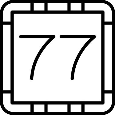 yedi takvim simgesi, özet biçimi