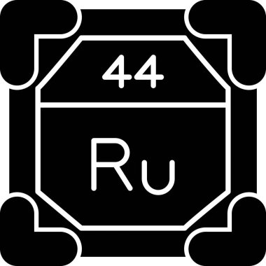 Kimyasal elementin vektör çizimi