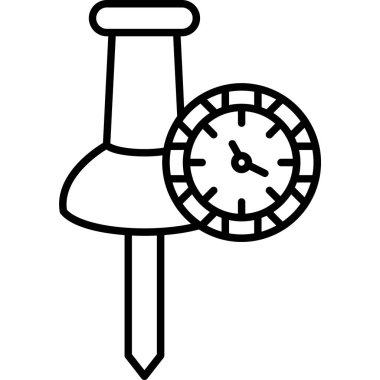 kum saati simgesi vektör tasarımı