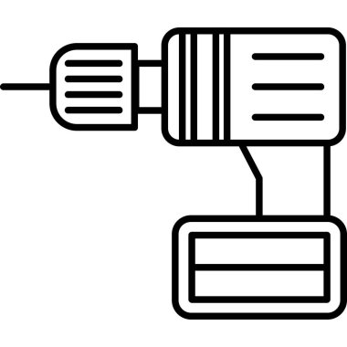Araba motoru simgesi, vektör illüstrasyonu