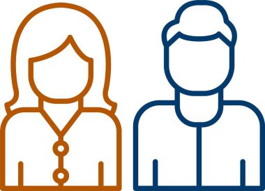 Web Kullanımı için Ana Simge, Basit Vektör İllüstrasyonu