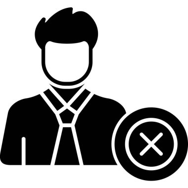 işadamı avatar kutsal kişilerin resmi, vektör çizim