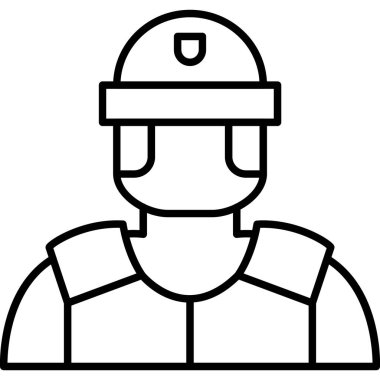İnşaat işçisi miğferi simgesi