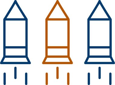 Web Kullanımı için Kurşun Simgesi, Basit Vektör İllüstrasyonu