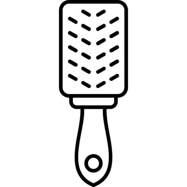 Tarak. Web simgesi basit tasarım