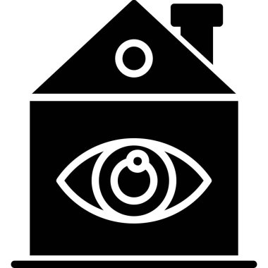 ev inşa simgesi katı stil