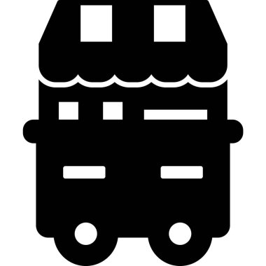 tren simgesi vektör illüstrasyonu