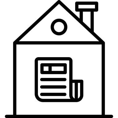 Ev. Web simgesi basit tasarım