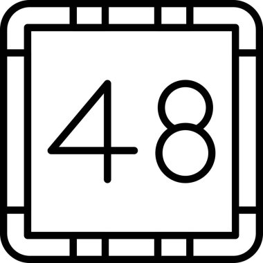 Takvim simgesi, vektör çizimi